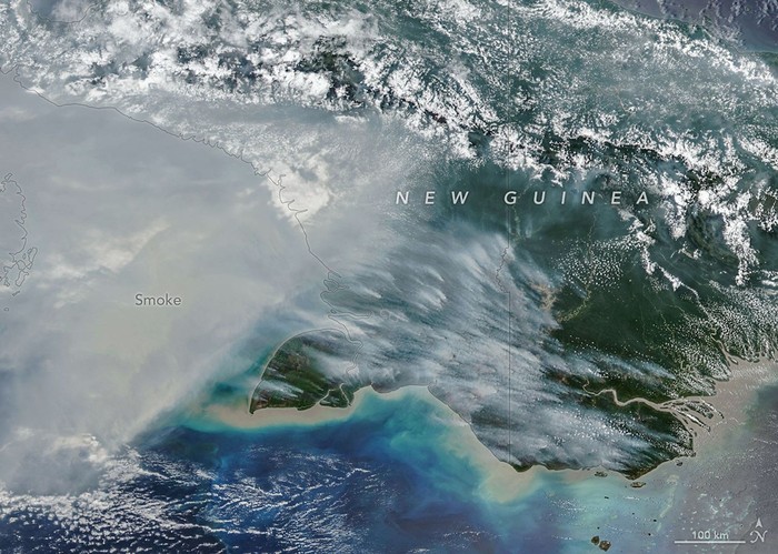 Citra Satelit Karhutla Papua