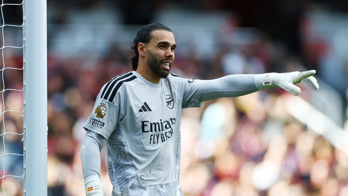 David Raya ingin sekali bermain di LaLiga sebelum pensiun. (Action Images via Reuters/Peter Cziborra)