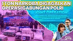 Video: 1 Ton Narkoba Digagalkan Operasi Gabungan Polri & BNN