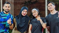 Irene Agustine dan Bimo PD saat main padel bareng Teuku Wisnu-Shireen Sungkar. (Foto: dok Instagram irene_agustine)