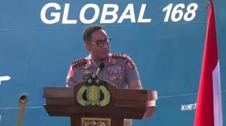 Kapolri Bongkar Penyelundupan 1 Ton Narkoba dalam Kapal Berbendera Asing!