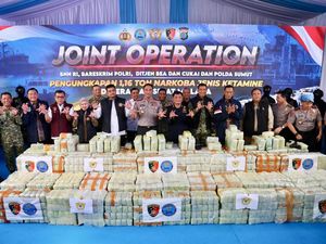 1,16 Ton Ketamin Disita dari Kapal MT Global 168, Nilainya Rp 3,48 T