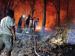Kebakaran di Gunung Lowa Sidrap 3 Hari Belum Padam