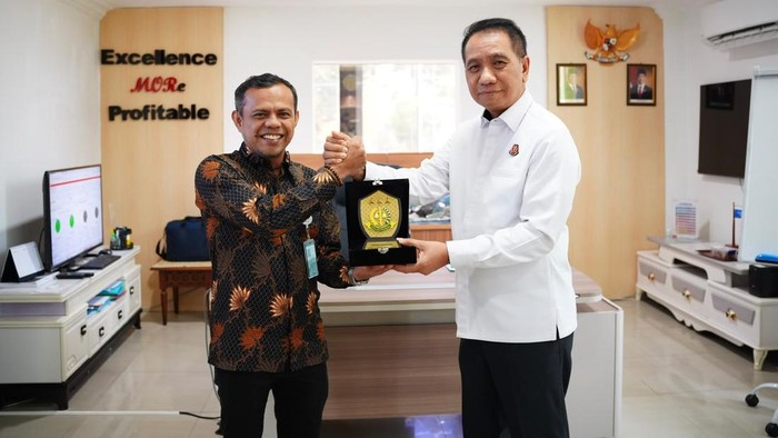 Kegiatan audiensi di Kantor Pertamina Patra Niaga Regional Sumbagsel