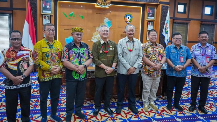 Kunjungan Menteri PU Dody Hanggodo di Malinau.