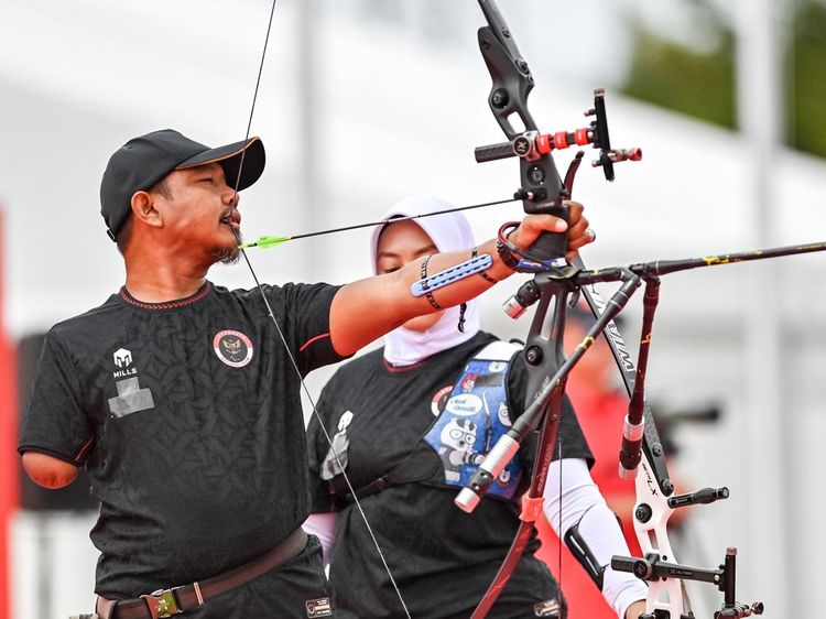 Kholidin-Ross Noveria Sumbang Perak dari Panahan Asian Para Games 2026