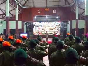 Jaga NKRI, 136 Prajurit TNI di Papua Terima Kenaikan Pangkat Luar Biasa