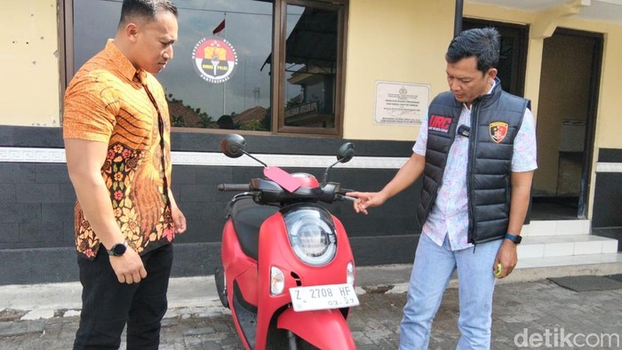 Barang bukti sepeda motor Honda Scoopy yang diamankan Reskrim Polresta Magelang, Jumat (23/10/2026).