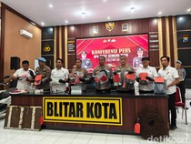 Polres Blitar Kota Amankan 17 Tersangka Saat Operasi Sikat Semeru 2026