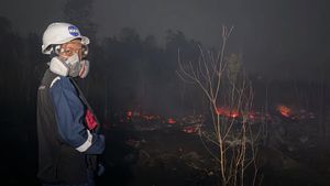 Ratna Galih Baru Tiba dari Tanah Suci Langsung ke Kalimantan Padamkan Karhutla