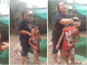 Heboh Video Bocah 9 Tahun Dicekik-Dipukuli Wanita di Lampung