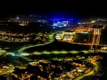 Wow! Penampakan Perdana IKN dari Udara Saat Malam Hari