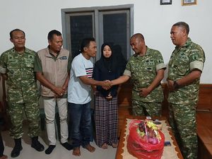 Anggota TNI Kabur Usai Kecelakaan, Jajaran Kodim Lamongan Kunjungi Korban