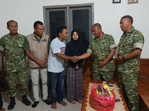 Anggota TNI Kabur Usai Kecelakaan, Jajaran Kodim Lamongan Kunjungi Korban