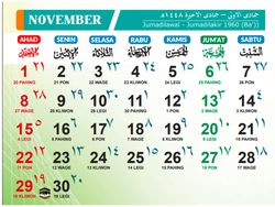 Kalender November 2026: Info Tanggal Merah, Cuti Bersama, dan Hari Besar