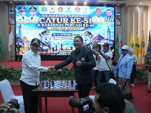 Diramaikan Ribuan Pecatur, Kejurnas Catur Ke-51 Resmi Dimulai di Banten
