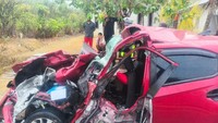 Mobil Tabrak Truk di Bangka Tengah, 4 Orang Sekeluarga Tewas