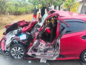 Mobil Tabrak Truk di Bangka Tengah, 4 Orang Sekeluarga Tewas