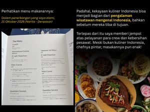 Minim Makanan Nusantara, Menu Garuda Indonesia Dikritik Rhenald Kasali