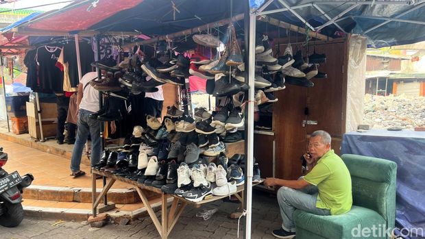 Pedagang Pasar Taman Puring mengaku kaget mendengar adanya wacana relokasi ke Lenteng Agung (LA), Jakarta Selatan. (Rumondang/detikcom)