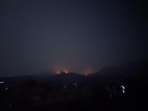 Api Muncul di Gunung Wilis Nganjuk, Posko Pengendalian Diaktifkan Lagi
