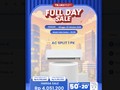 AC Split 1 PK di Transmart Full Day Sale Harganya Menggiurkan
