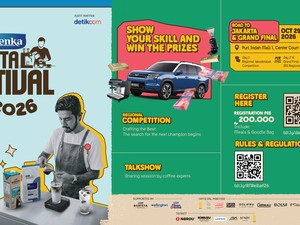 Ellenka Barista Festival 2026 Hadir di Jakarta, Ada Hadiah Mobil Listrik!