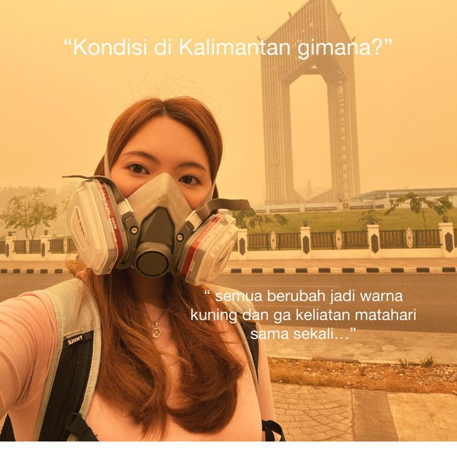Erika Richardo 4 Hari di Palangka Raya: Napas Sesak-Gak Lihat Matahari