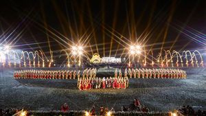 Potret Megahnya Tari Gandrung Sewu 2026 Berpadu dengan Teknologi