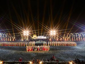 Potret Megahnya Tari Gandrung Sewu 2026 Berpadu dengan Teknologi