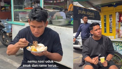 Serunya Iben MA Jajan Es Krim Durian hingga Makan Nasi Uduk Kaki Lima