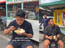 Serunya Iben MA Jajan Es Krim Durian hingga Makan Nasi Uduk Kaki Lima