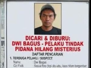 Tampang Dwi Bagus, Terduga Pembunuh Dini dan Anaknya di Madiun