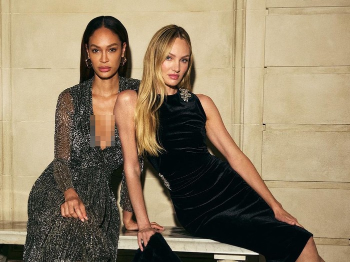 Joan Smalls dan Candice Swanepoe