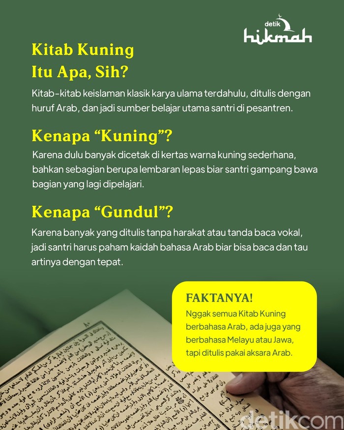 Kitab Kuning, Buku Pelajaran Santri yang Tulisannya “Gundul” tapi Isinya Dalam! Kitab Kuning, Buku Pelajaran Santri yang Tulisannya Gundul tapi Isinya Dalam!