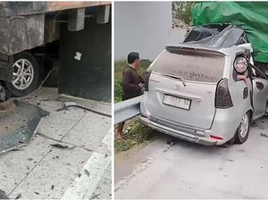 Avanza Seruduk Tronton di Tol Lampung, 6 Orang Tewas-3 Luka Berat
