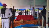 Upacara Militer Iringi Pemakaman Mantan Panglima TNI Widodo AS di TMP Kalibata