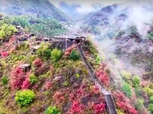 Video: Pemandangan Kalau Liburan ke Shaanxi China Pas Musim Gugur