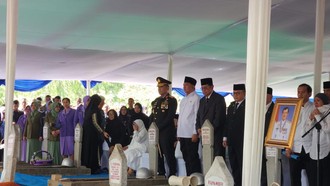 SBY, Menko Polkam hingga Kapolri Hadiri Pemakaman Mantan Panglima TNI Widodo AS