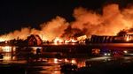 Serangan Rudal Rusia Hantam Kharkiv, Pusat Perbelanjaan Terbakar