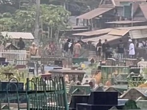 Tawuran Warga Sapiria Vs Borta di Pemakaman Tallo Makassar