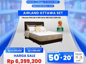 Transmart Full Day Sale! Tempat Tidur Jadi Semurah Ini