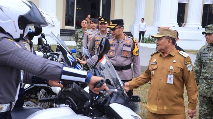Apel Operasi Patuh Polresta Jambi yang akan dimulai selama 14 hari ke depan
