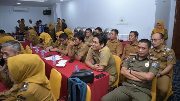 Bimtek Pemkot Kendari. Peserta Bimbingan Teknis (Bimtek) Pelaksanaan Pengadaan Barang dan Jasa melalui E-Purchasing dengan Negosiasi dan Mini Kompetisi serta Swakelola.