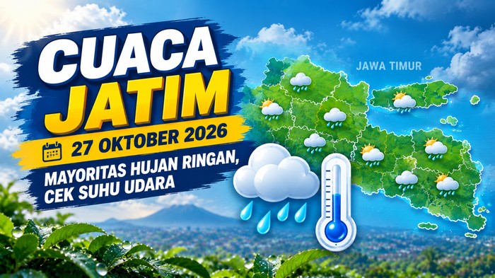 Cuaca Jatim 27 Oktober