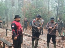 Bara Api Masih Tersisa Meski TN Tanjung Puting Diguyur Hujan Deras