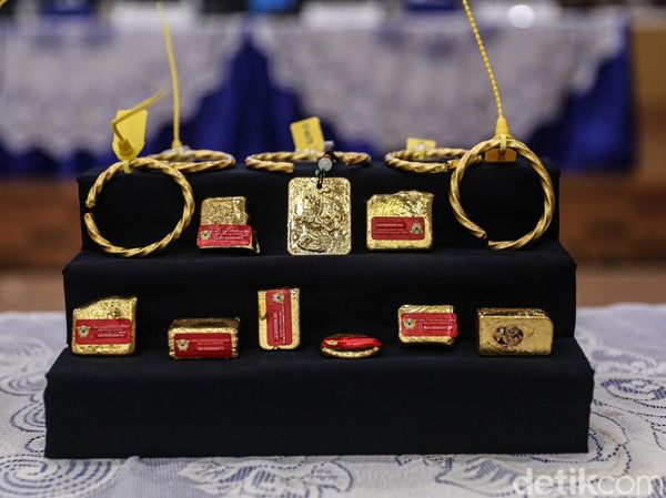 Emas Rp61,9 Miliar Nyaris Diselundupkan ke Luar Negeri