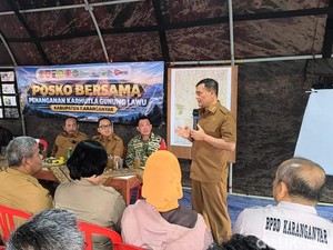 Gubernur Luthfi Sebut Karhutla Lawu Saat Ini Tinggal 1 Titik Api