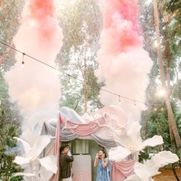 Dari acara tersebut diketahu bahwa anak yang berada di dalam kandungan Jessica berjenis kelamin perempuan. Hal itu terlihat dari warna asap yang dikeluarkan saat acara, yaitu pink, yang menggambarkan jenis kelamin perempuan.&nbsp;Foto: Instagram/@jscmila