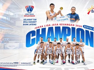 Kalahkan Bank Jatim 74-20, Tim Basket Bank Jateng Juara Divisi 3 LJK 2026